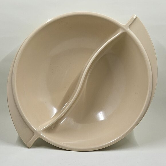 Boonton De Luxe Divided Vegetable Serving Bowl 605-10 - Picture 1 of 9